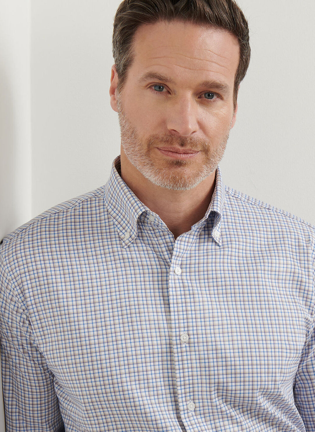 Peter Millar Julian Crown Lite Cotton-Stretch Sport Shirt: Evening Tide