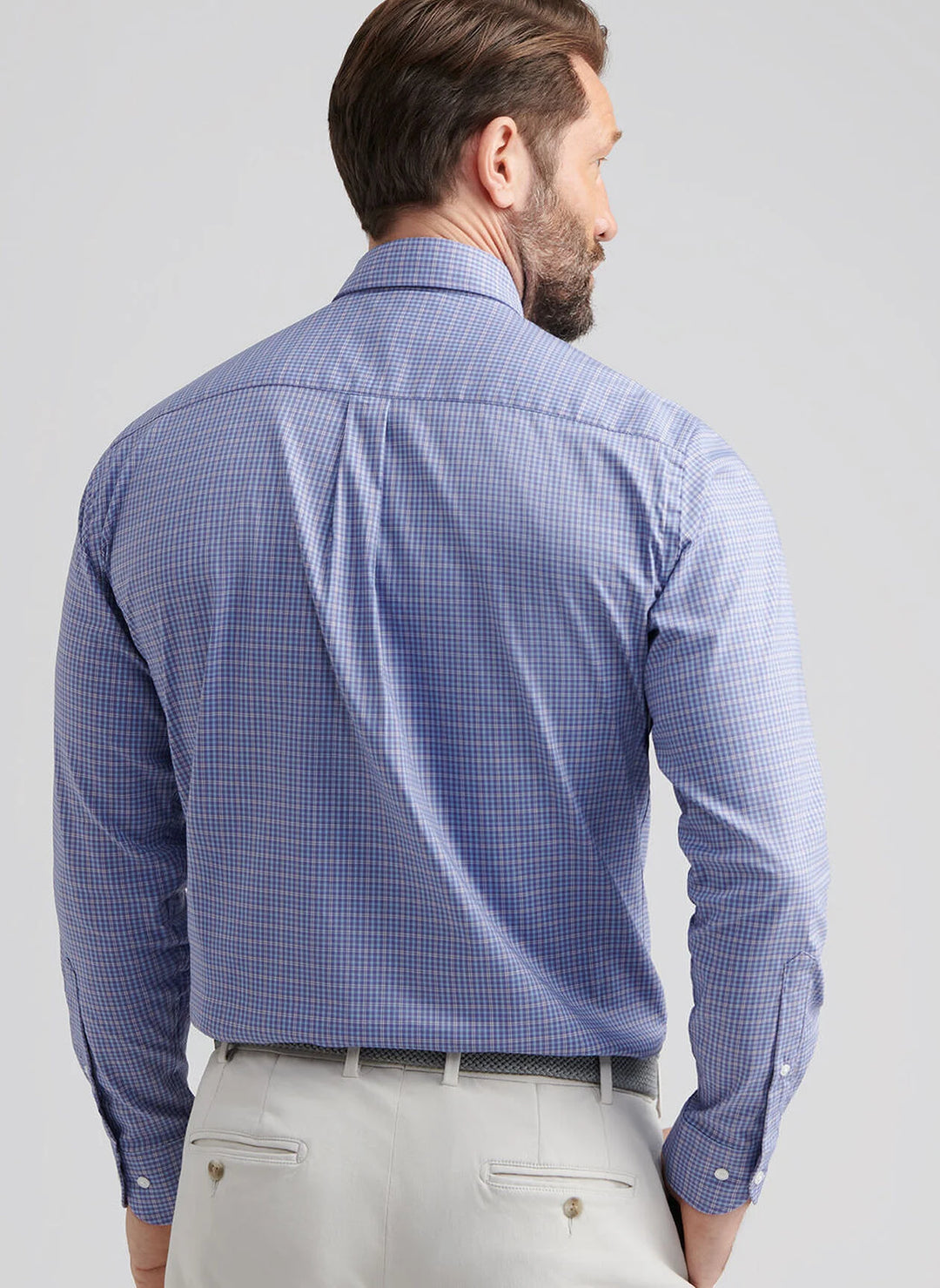 Peter Millar Stowe Crown Lite Cotton-Stretch Sport Shirt: Deep Violet