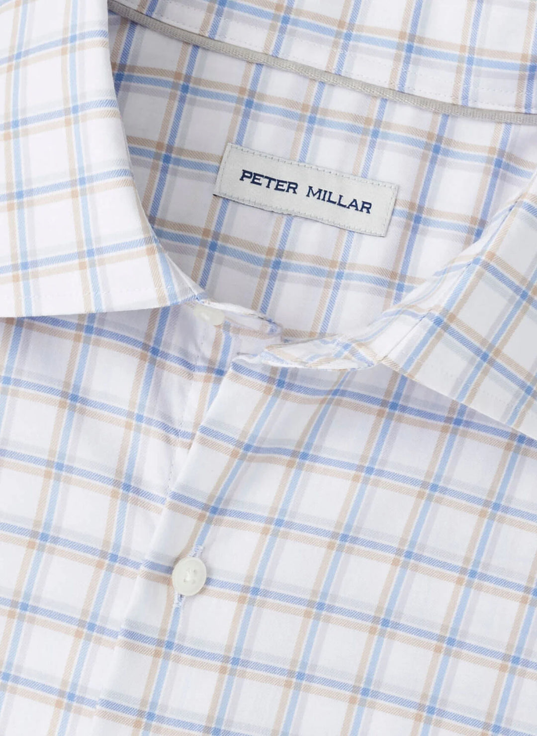 Peter Millar Lenox Crown Lite Cotton-Stretch Sport Shirt: White