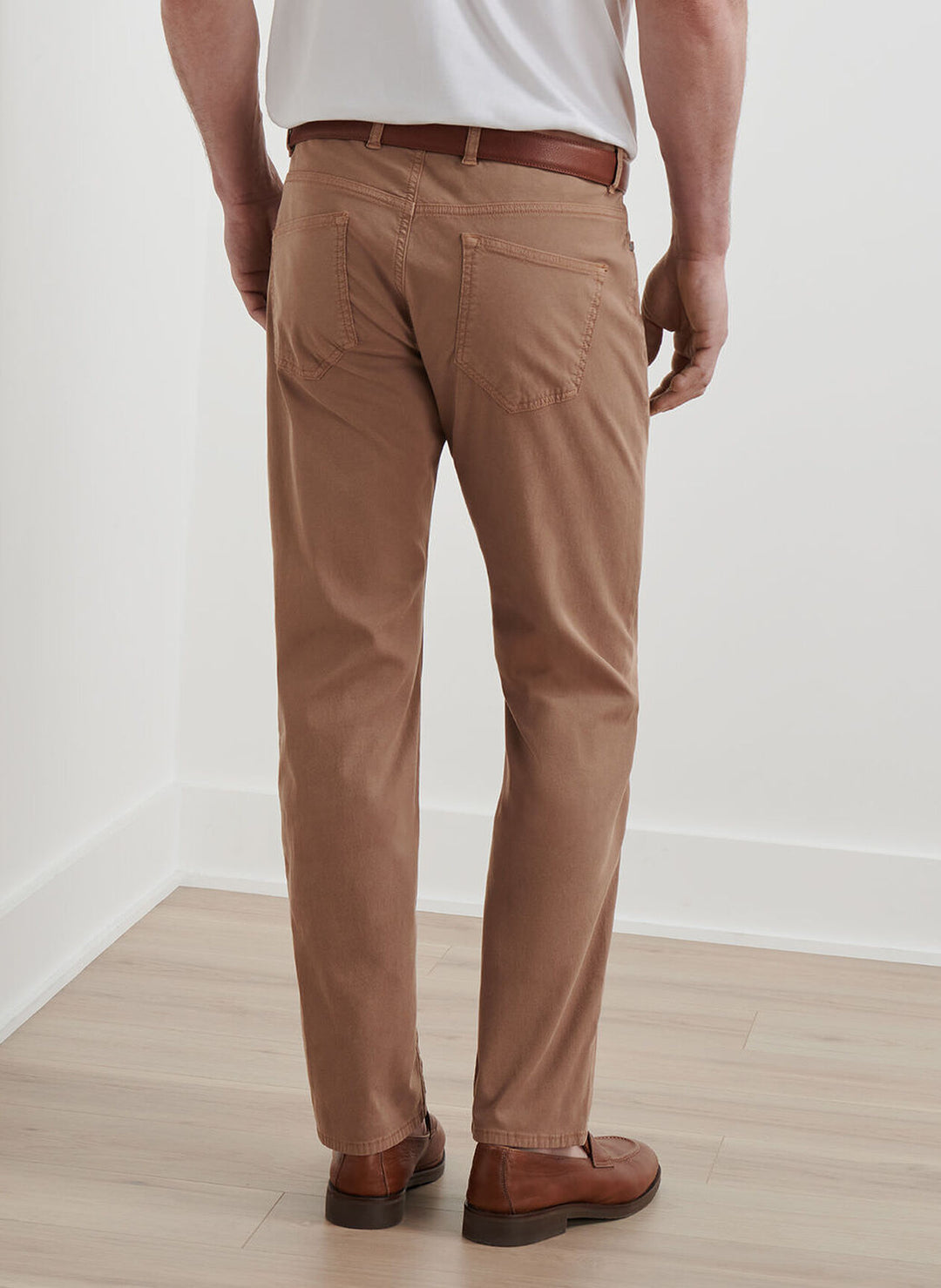 Peter Millar Crown Crafted Wayfare Five-Pocket Pant: Camel