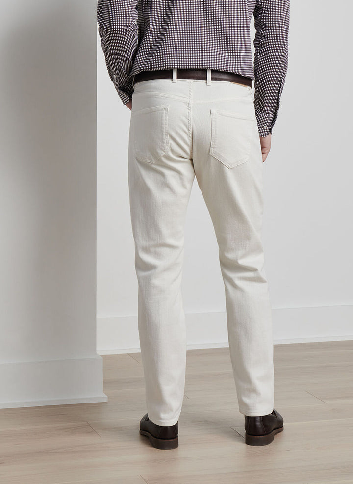 Peter Millar Crown Crafted Fairfield Garment Dyed Denim: Almond