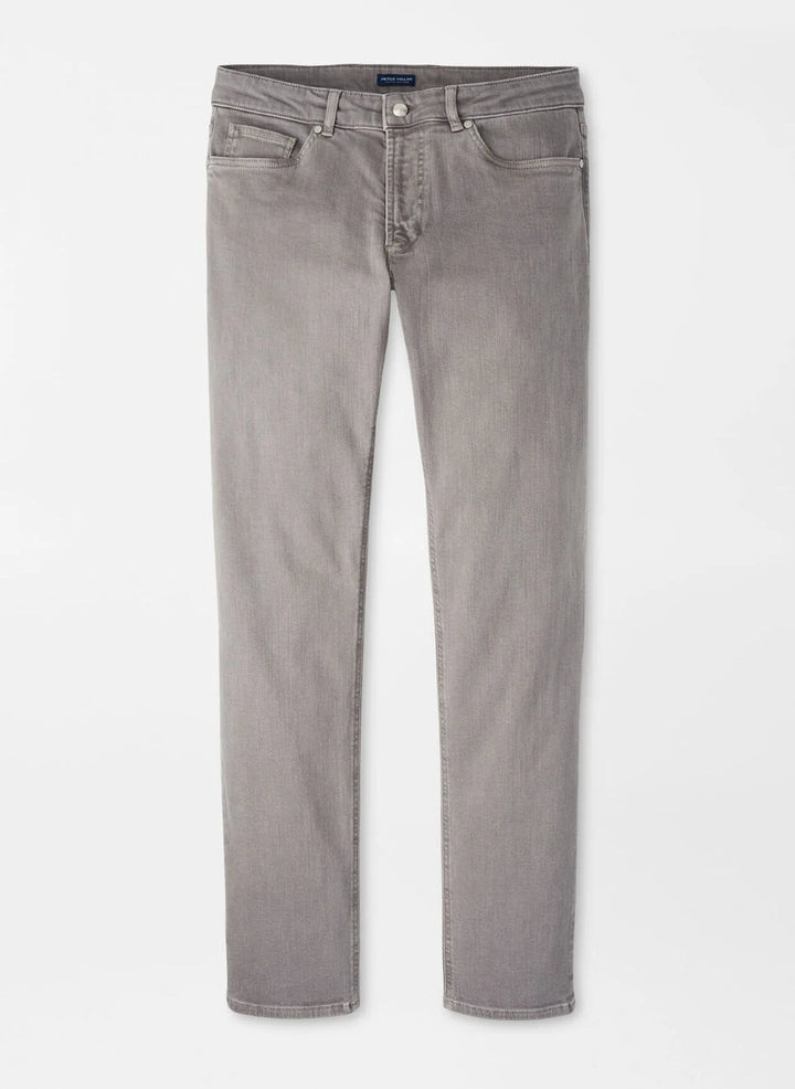 Peter Millar Crown Crafted Fairfield Garment Dyed Denim: Oslo Grey