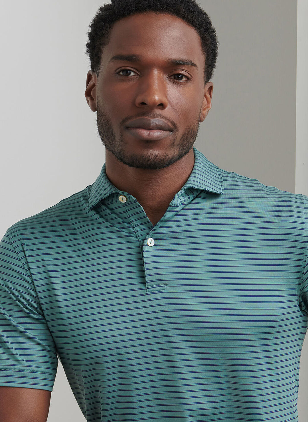 Peter Millar Crown Crafted Bridge Performance Jersey Polo: Sherwood