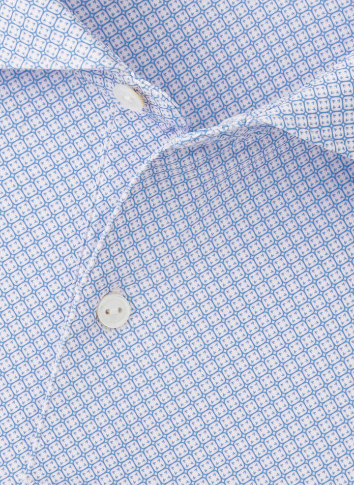 Peter Millar Crown Crafted Seville Performance Jersey Polo: Misty Rose