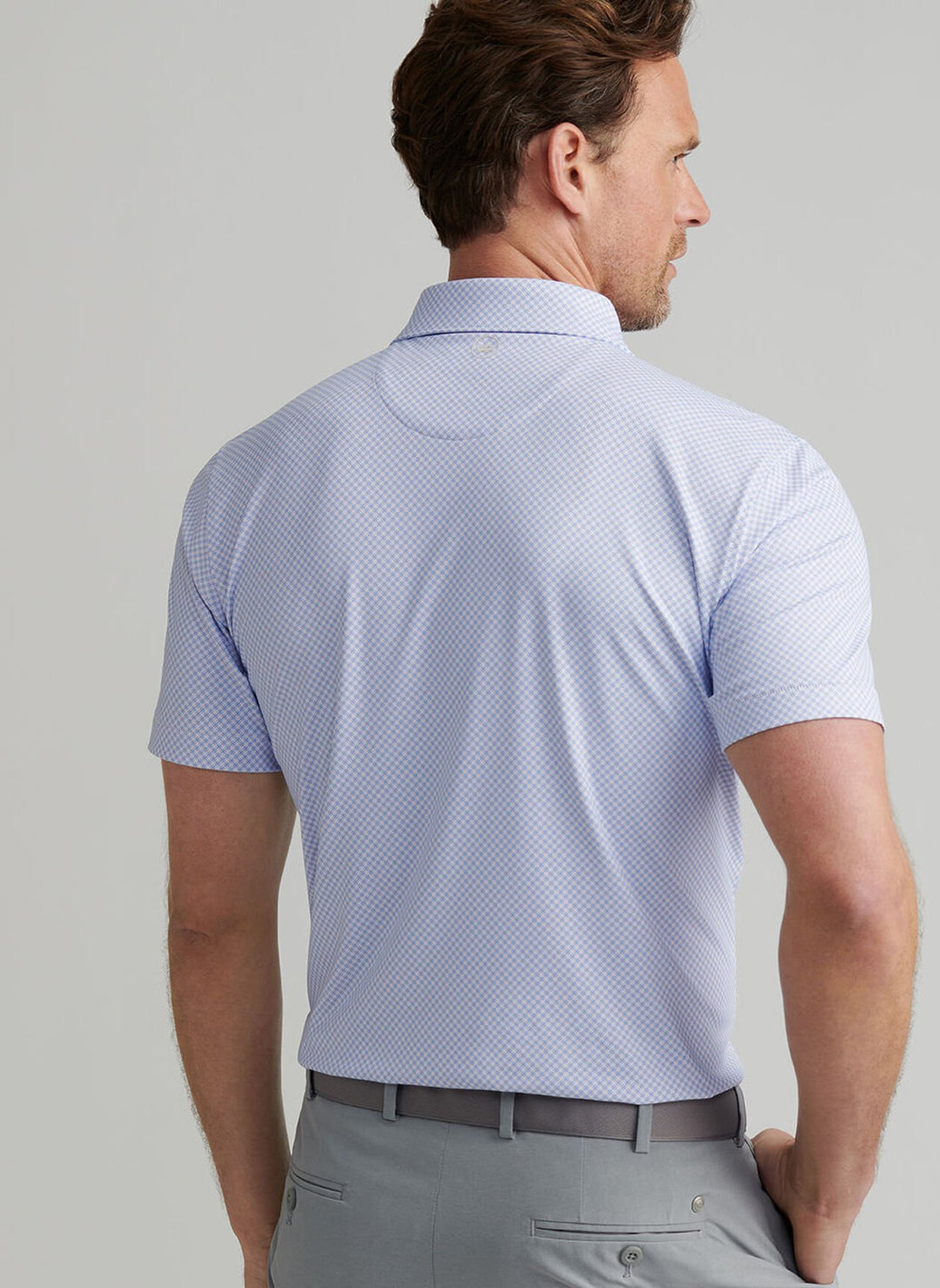 Peter Millar Crown Crafted Seville Performance Jersey Polo: Misty Rose