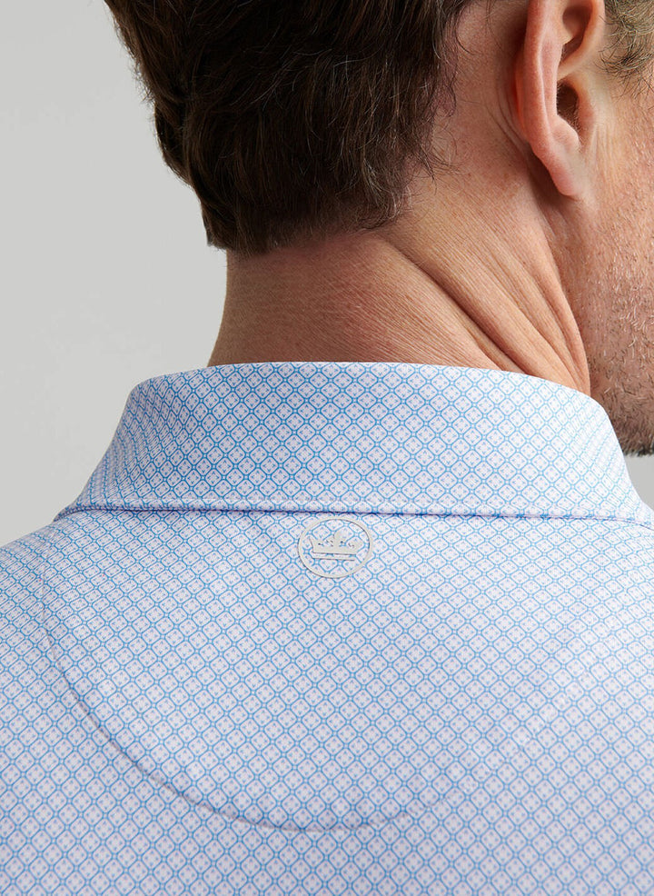 Peter Millar Crown Crafted Seville Performance Jersey Polo: Misty Rose