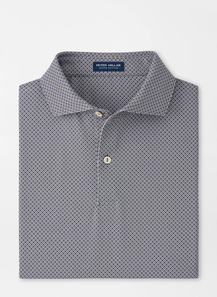Peter Millar Crown Crafted Seville Performance Jersey Polo: White