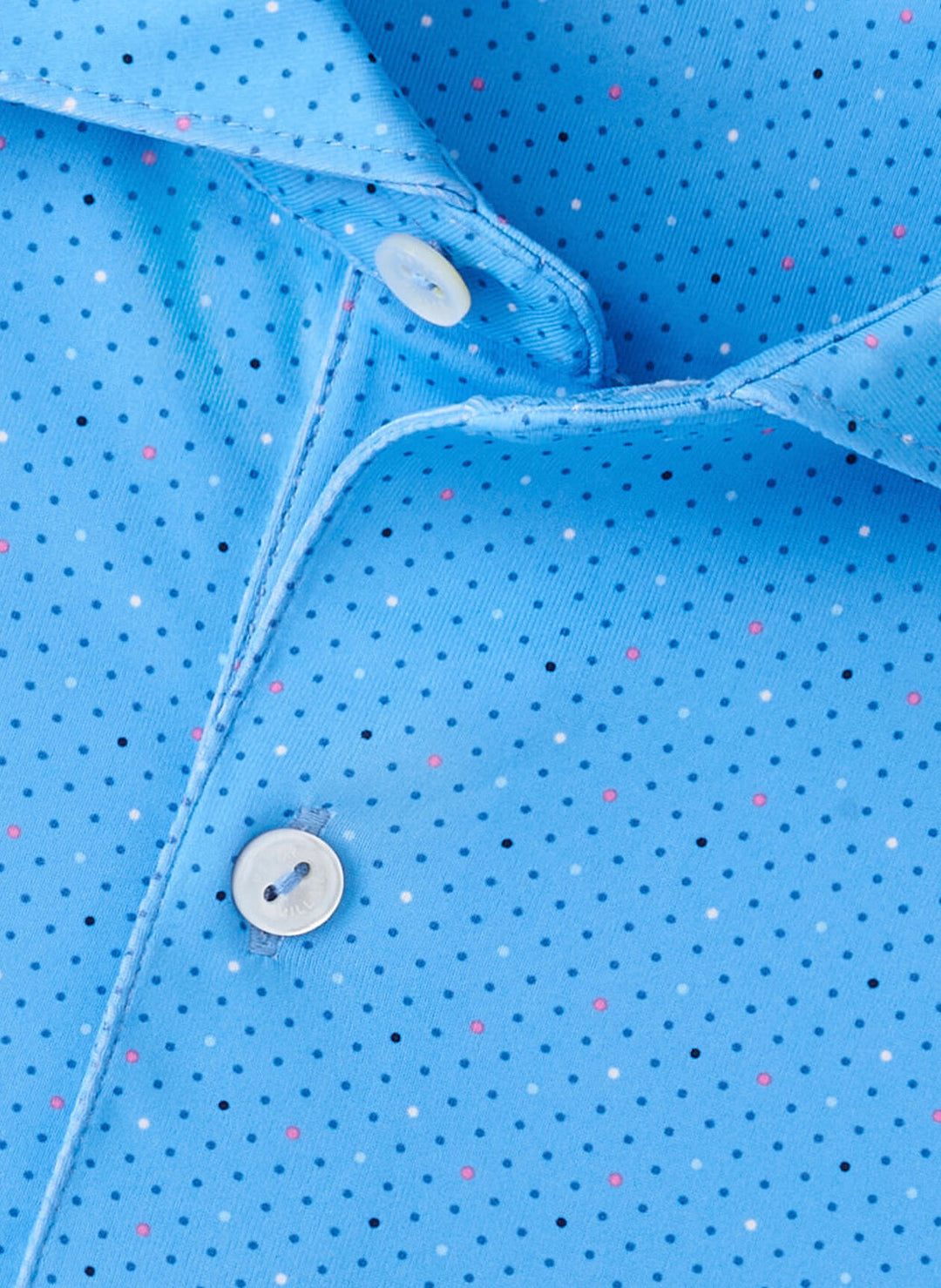 Peter Millar Crown Crafted Fermata Performance Jersey Polo: Blue Topaz