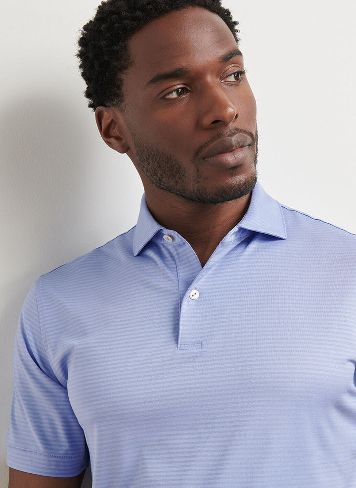 Peter Millar Crown Crafted Empire Performance Jersey Polo: Wisteria