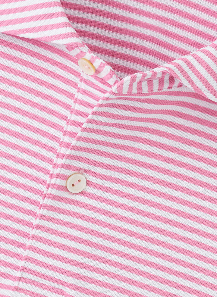 Peter Millar Crown Crafted Verse Performance Mesh Polo: Dogwood