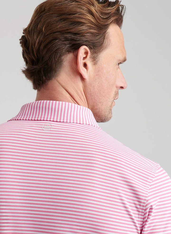 Peter Millar Crown Crafted Verse Performance Mesh Polo: Dogwood