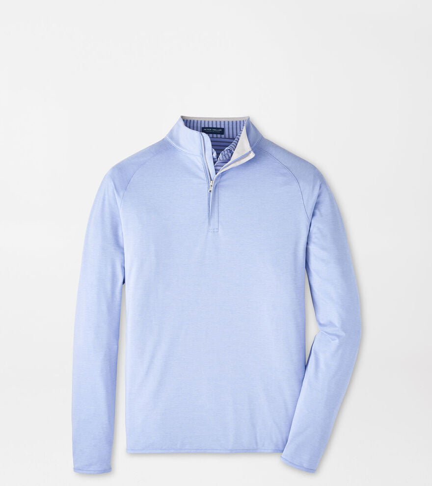 Peter Millar Stealth Performance Quarter-Zip: Wisteria