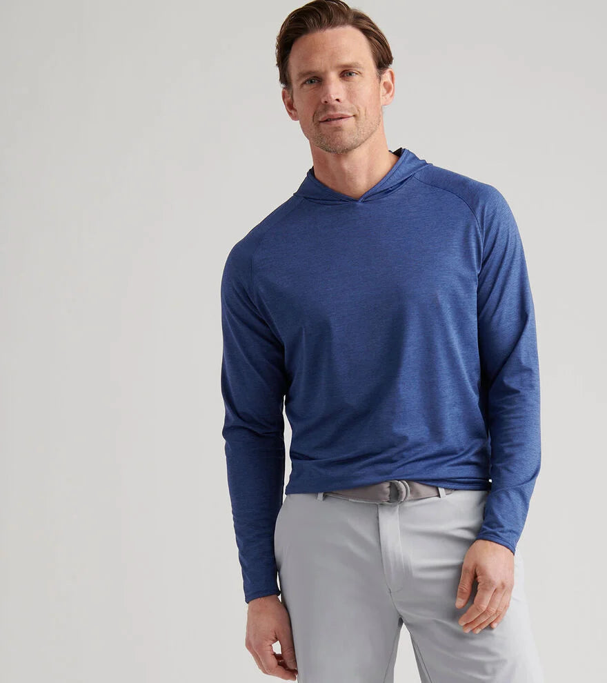 Peter Millar Stealth Performance Hoodie: Navy