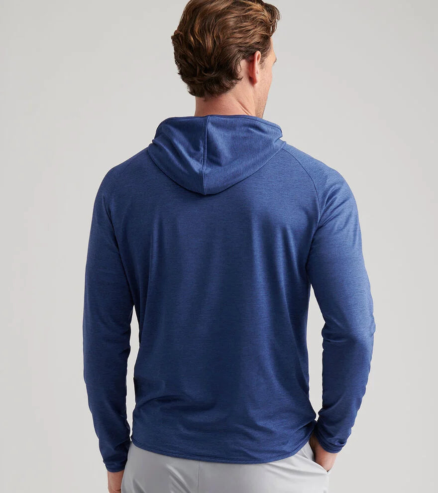 Peter Millar Stealth Performance Hoodie: Navy