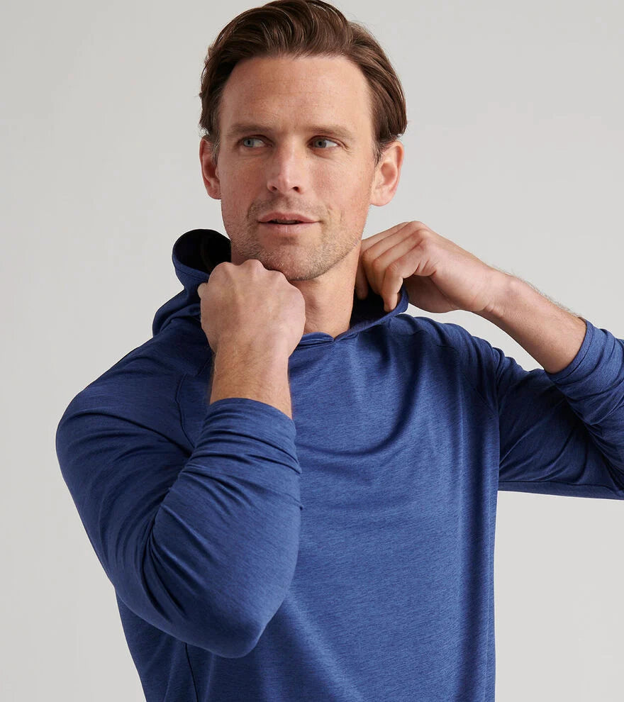 Peter Millar Stealth Performance Hoodie: Navy