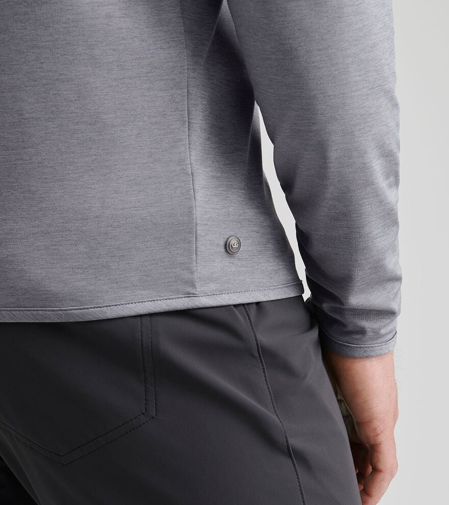 Peter Millar Stealth Performance Hoodie: Oslo Grey