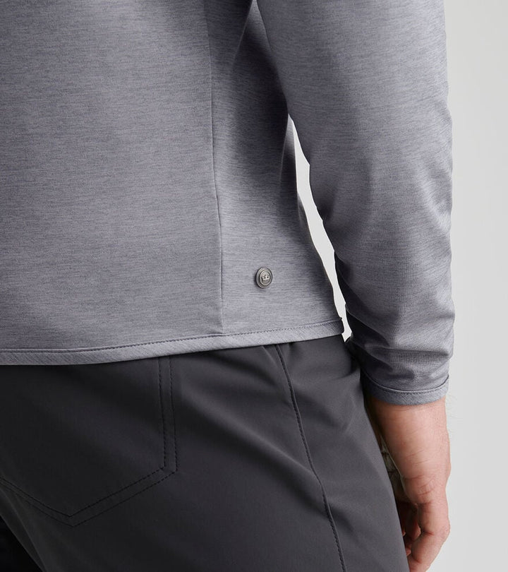 Peter Millar Stealth Performance Hoodie: Oslo Grey
