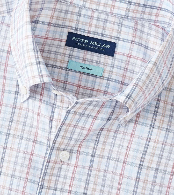 Peter Millar Orvieto Cotton Sport Shirt: Nebula Blue