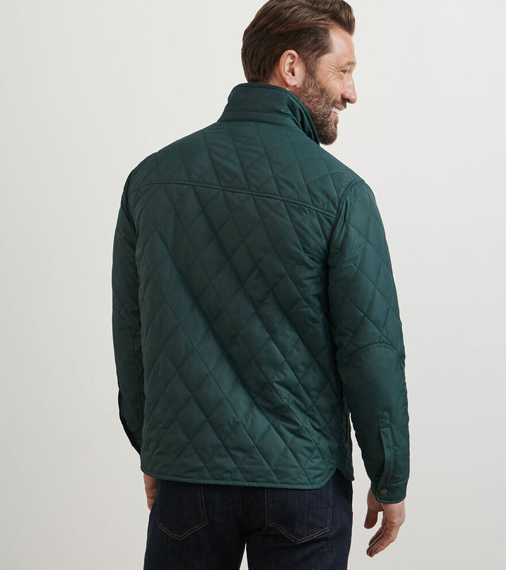Peter Millar Brighton Shirt Jacket: Deep Verdant