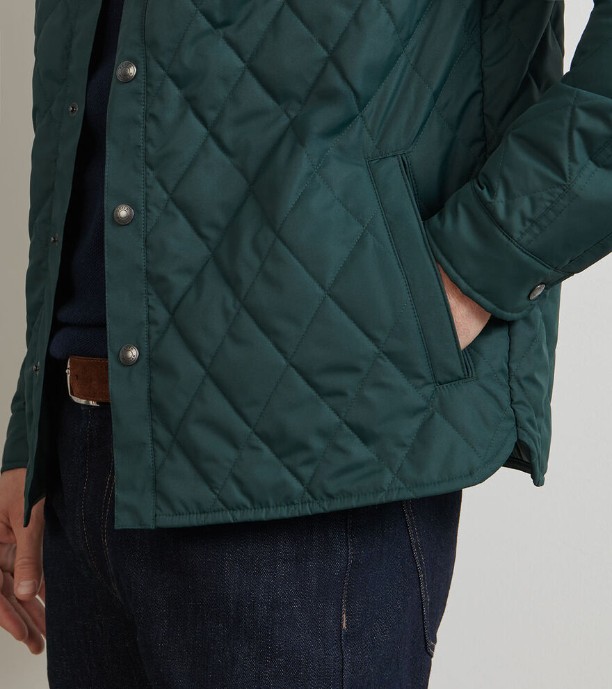 Peter Millar Brighton Shirt Jacket: Deep Verdant