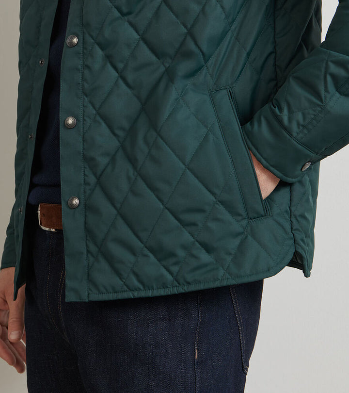 Peter Millar Brighton Shirt Jacket: Deep Verdant
