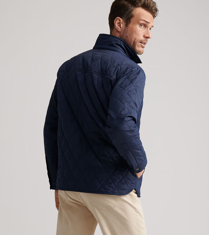 Peter Millar Brighton Shirt Jacket: Navy