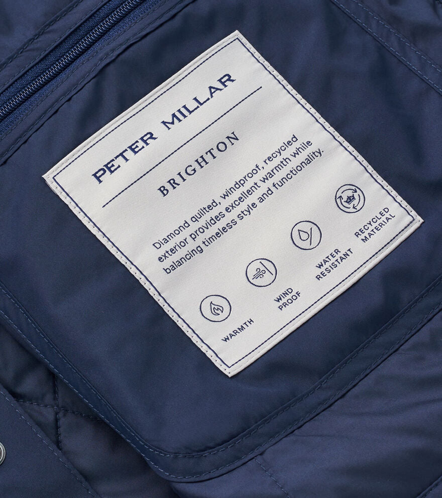 Peter Millar Brighton Shirt Jacket: Navy