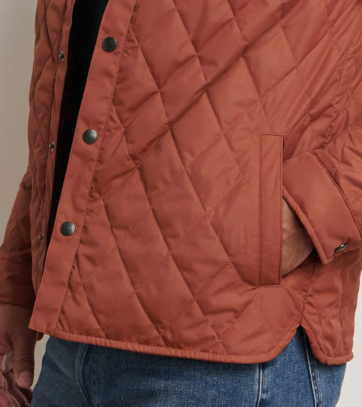 Peter Millar Brighton Shirt Jacket: Sparrow Red