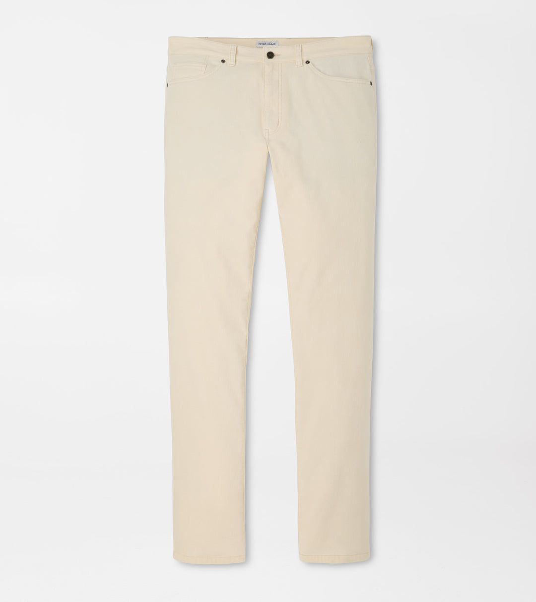 Peter Millar Classic Comfort Corduroy Five Pocket Pant: Ivory