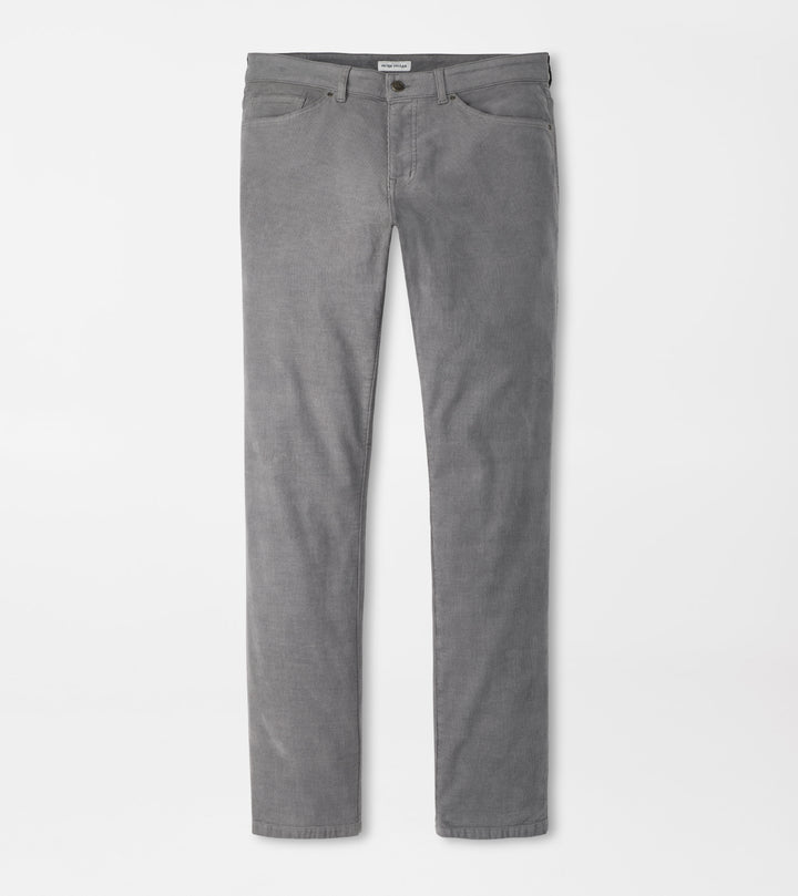 Peter Millar Classic Comfort Corduroy Five Pocket Pant: Oslo Grey