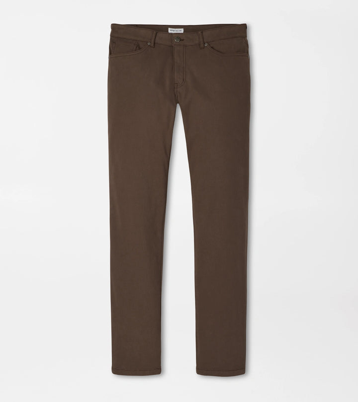 Peter Millar Signature Sateen Five Pocket Pant: French Press