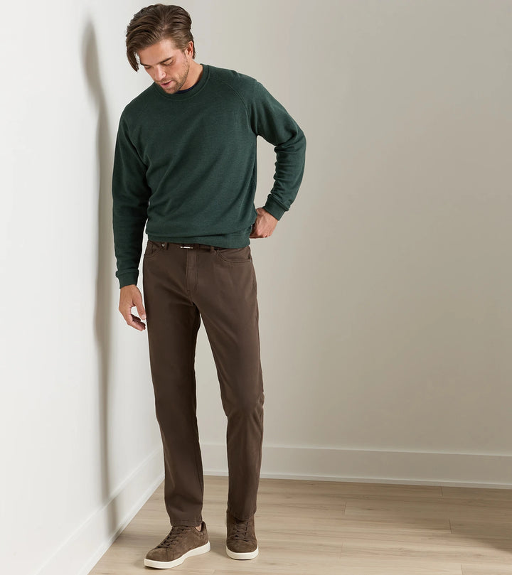 Peter Millar Signature Sateen Five Pocket Pant: French Press