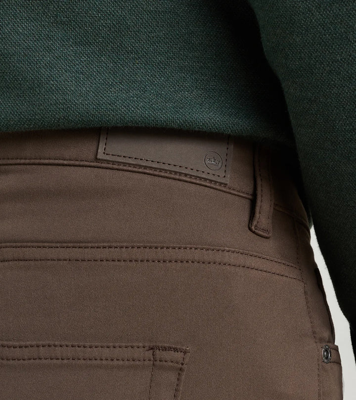 Peter Millar Signature Sateen Five Pocket Pant: French Press