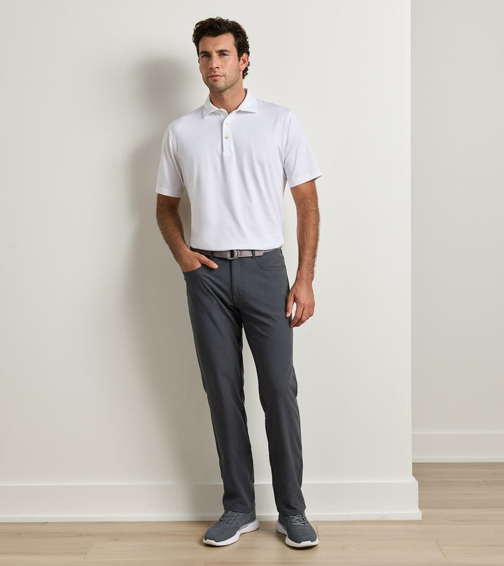 Peter Millar Brevard Performance Flannel Five-Pocket Pant: Iridium
