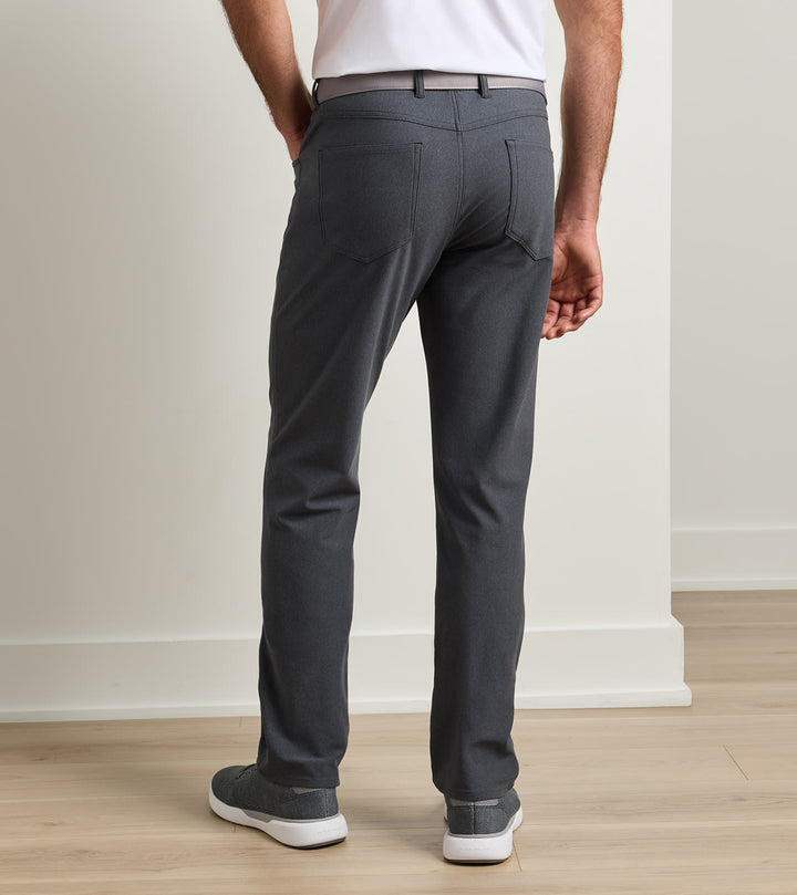 Peter Millar Brevard Performance Flannel Five-Pocket Pant: Iridium