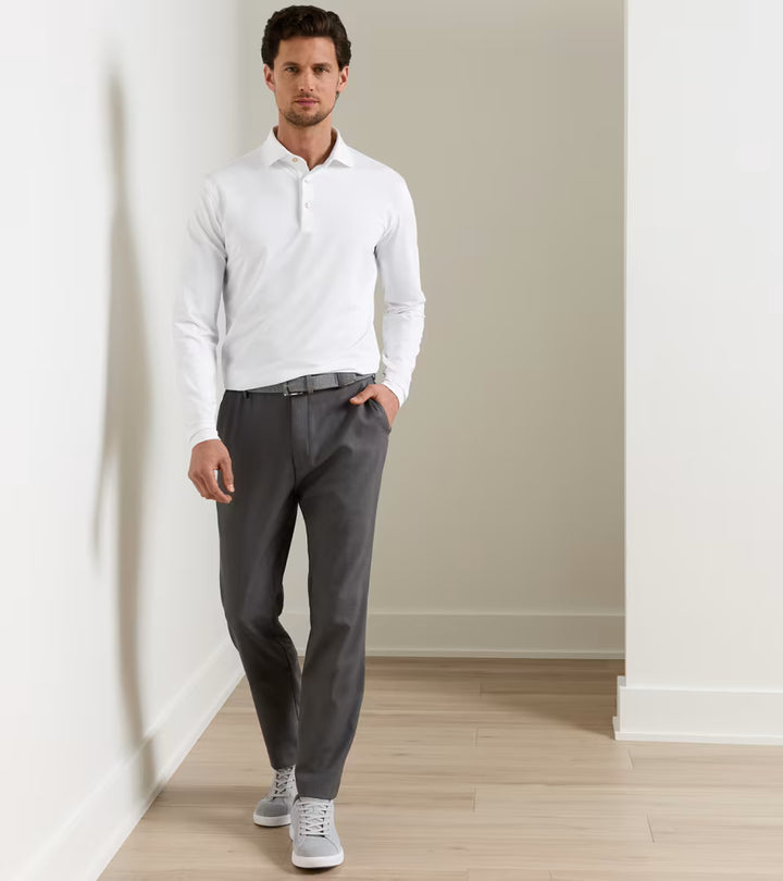 Peter Millar Charlotte Performance Trouser: Charcoal