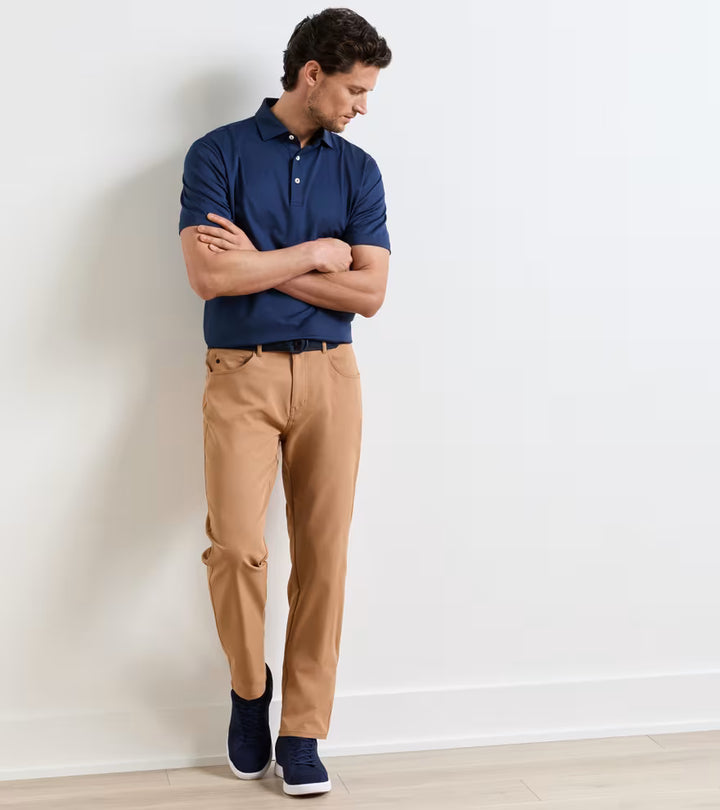 Peter Millar eb66 Performance Five-Pocket Pant: Dark Amber