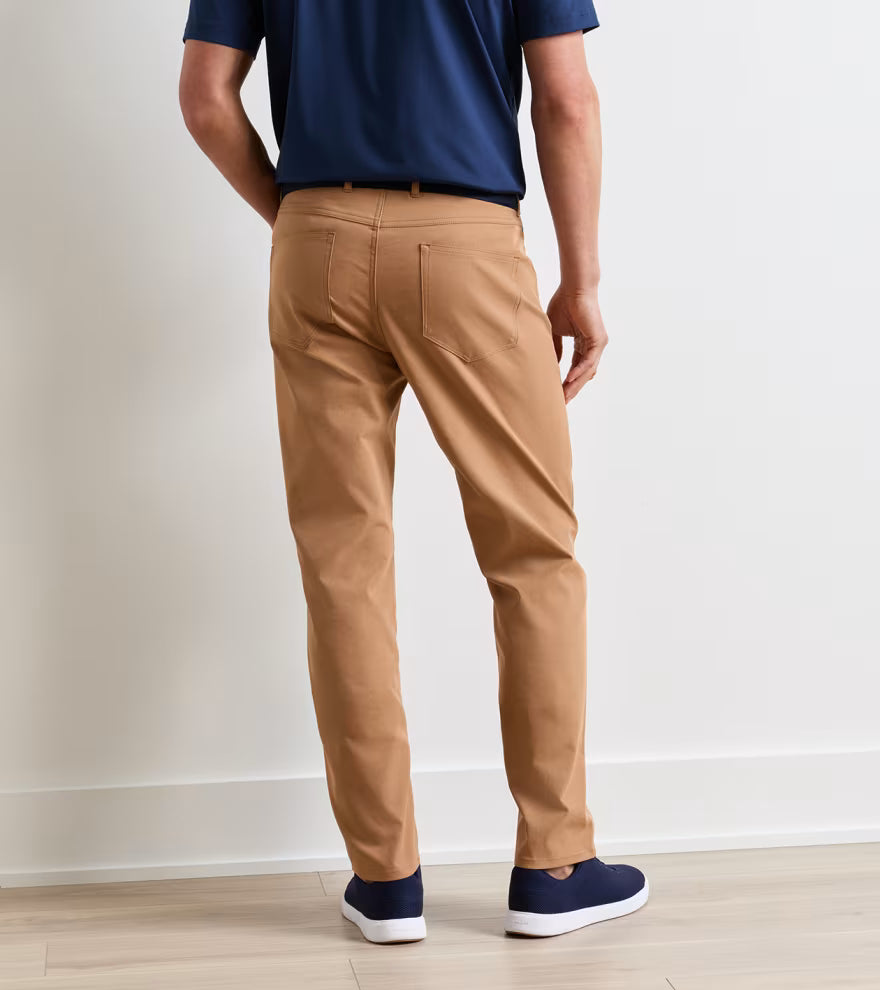 Peter Millar eb66 Performance Five-Pocket Pant: Dark Amber