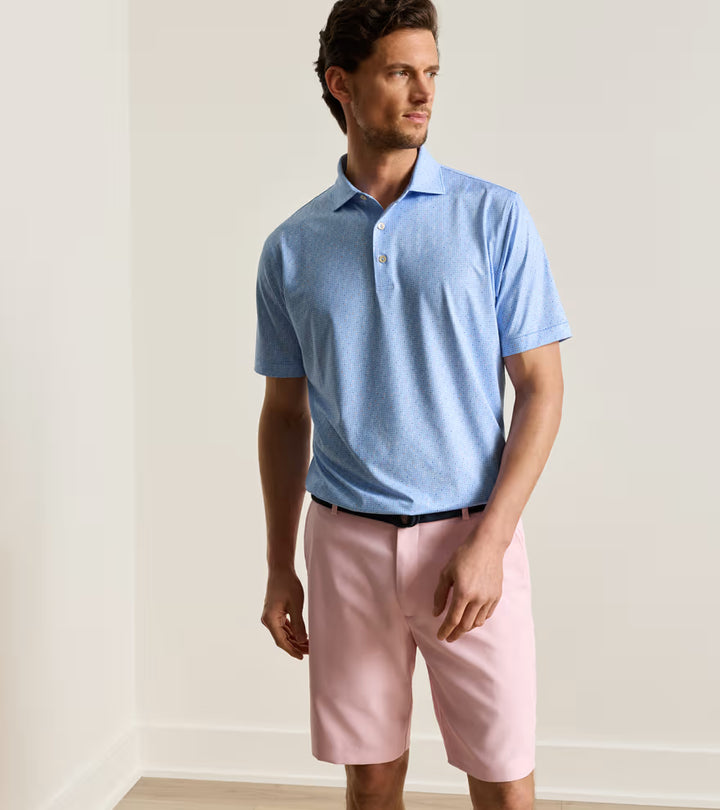 Peter Millar Rivington Performance Jersey Polo: Estate Blue