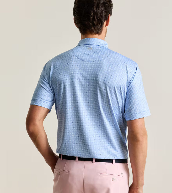 Peter Millar Rivington Performance Jersey Polo: Estate Blue