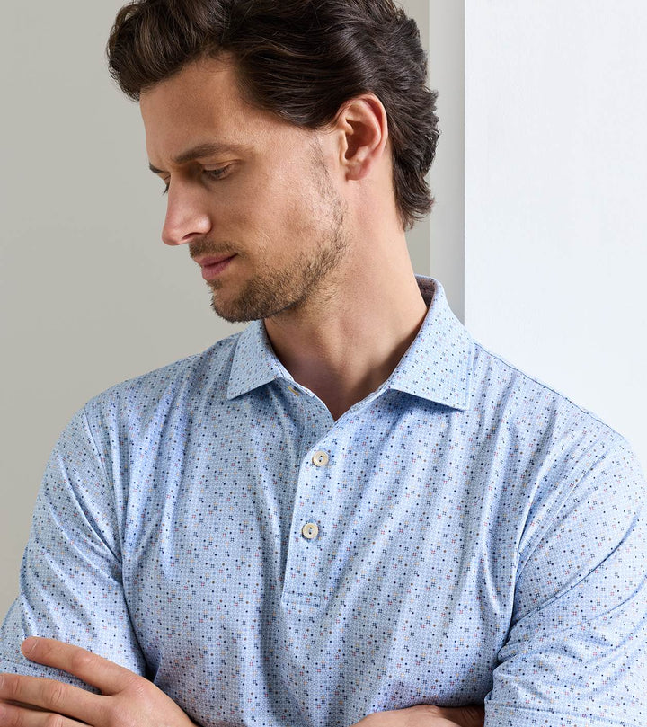 Peter Millar Rivington Performance Jersey Polo: Lakeside