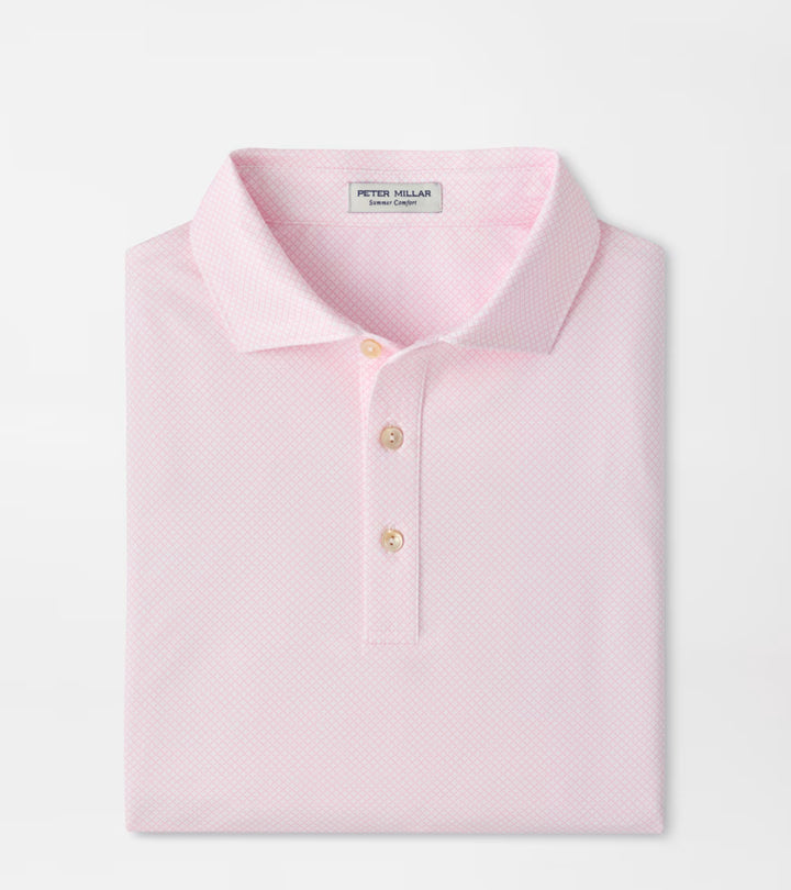 Peter Millar Fulton Performance Jersey Polo: White