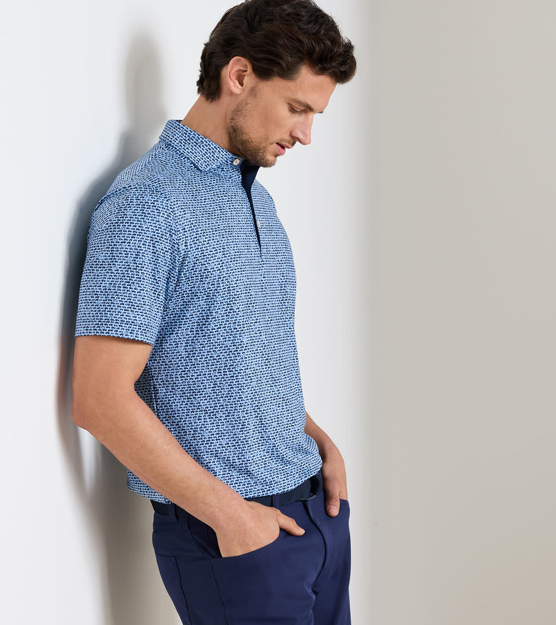 Peter Millar Off-Road Performance Jersey Polo: Lakeside