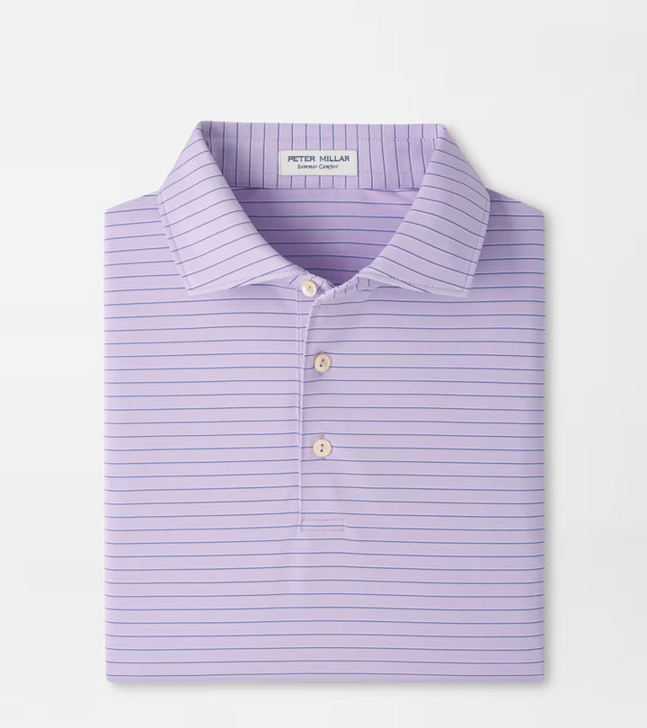 Peter Millar Oaks Performance Jersey Polo: Garden Violet