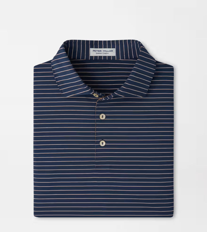 Peter Millar Oaks Performance Jersey Polo: Navy