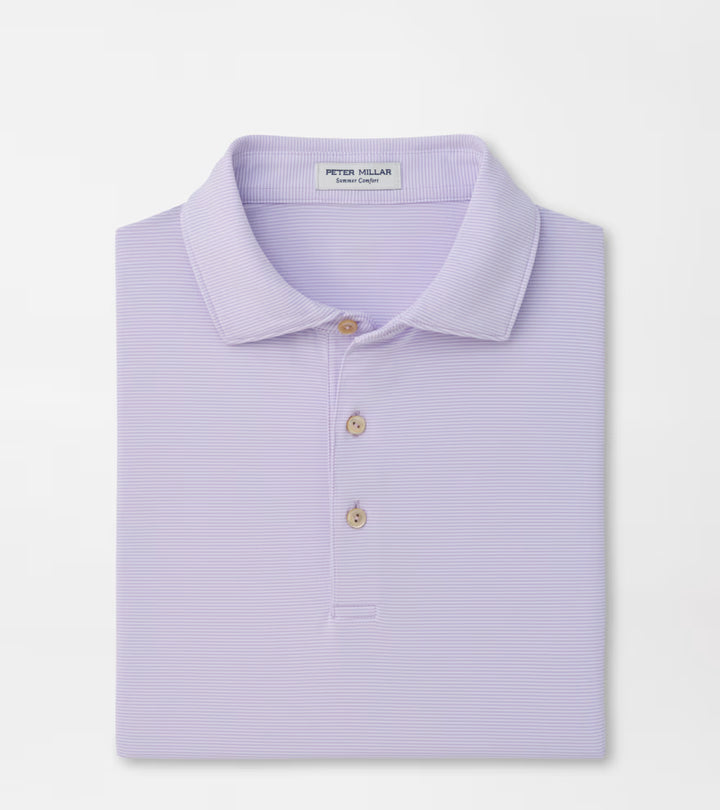 Peter Millar Jubilee Performance Jersey Polo: Garden Violet