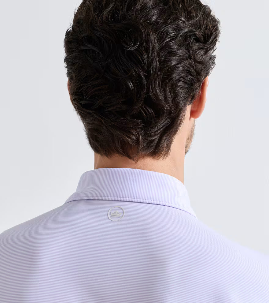 Peter Millar Jubilee Performance Jersey Polo: Garden Violet