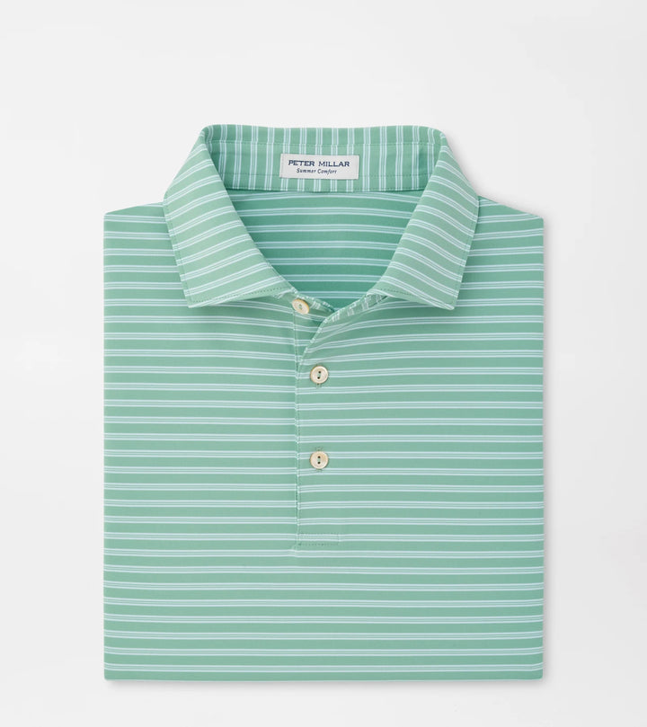 Peter Millar Rawlins Performance Jersey Polo: Fresh Mint