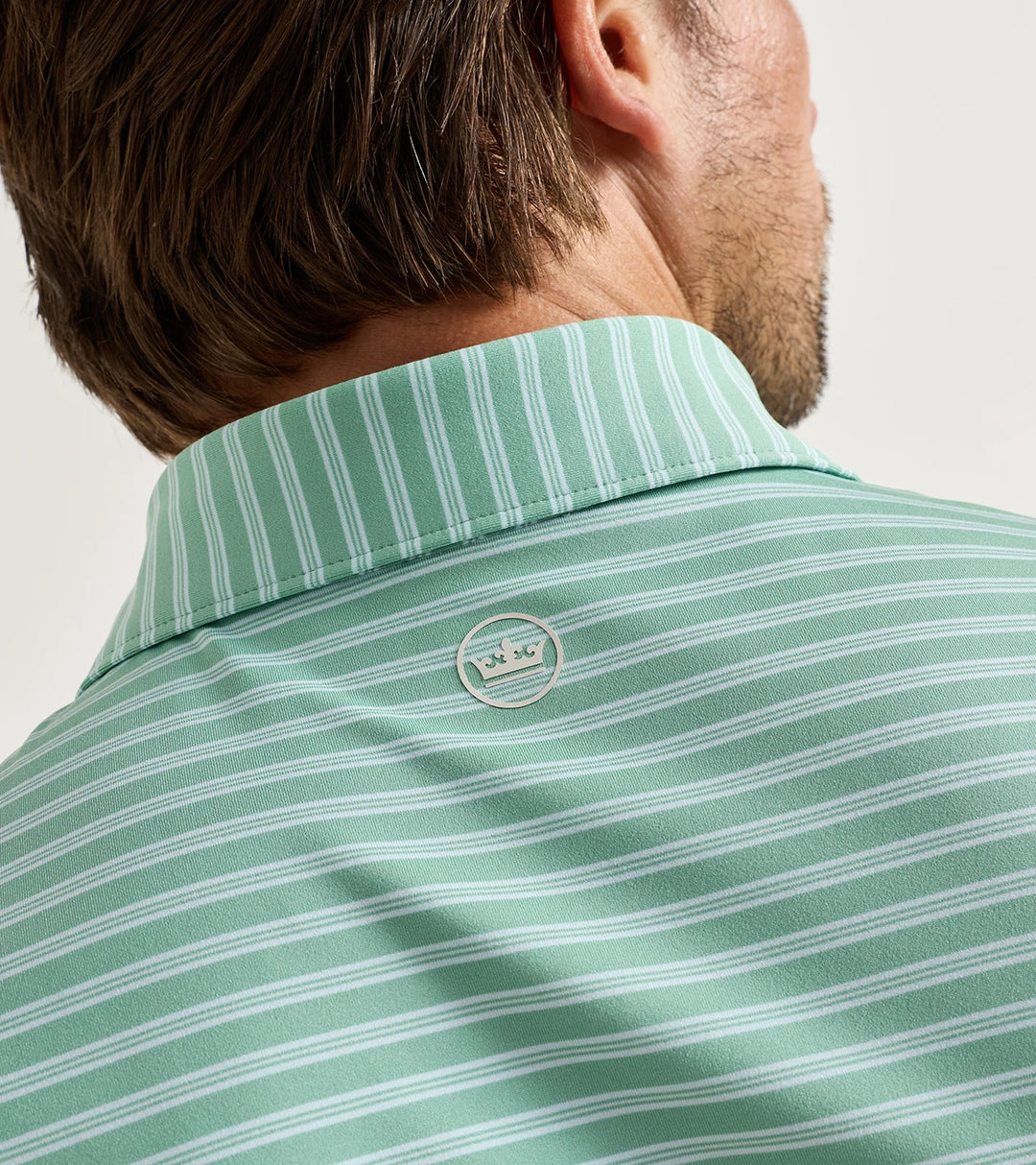 Peter Millar Rawlins Performance Jersey Polo: Fresh Mint