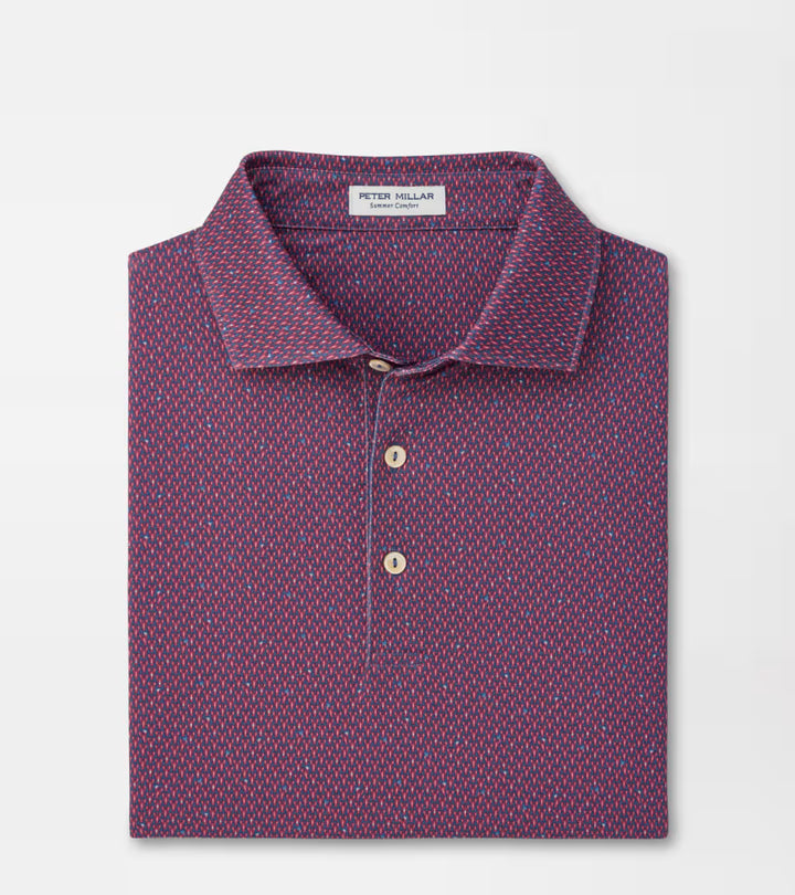 Peter Millar Lobster Boil  Performance Jersey Polo: Bali Blue